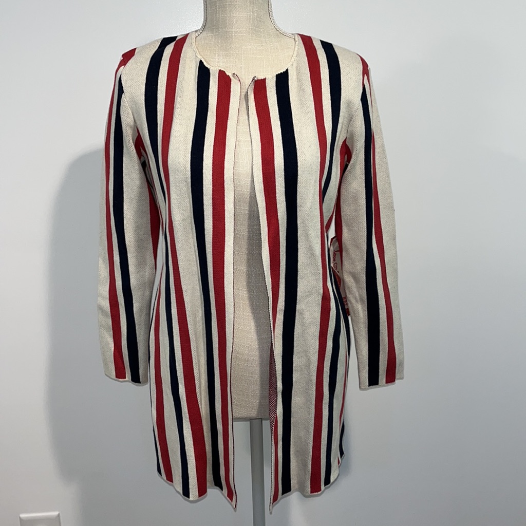 Hanna Anderson Love Hanna Open Striped Cardigan